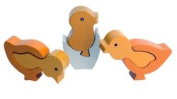 Chicks Wooden rubberwood Puzzle