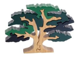 Majestic Oak wooden rubberwood Puzzle