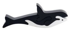 Orca wooden rubberwood Puzzle