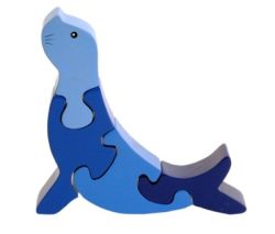 Seal Wooden Rubberwood Puzzle