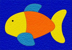 Lauri Crepe Rubber Fish Puzzle