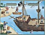 Pirate Adventure Magnetic Playset