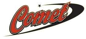 Comet Wooden Model Roller coaster logo
