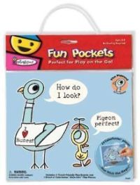 the pigeon Colorforms fun pocket